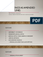 Outline Evidence As Ammended PDF