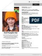 Pumpkin Hat PDF