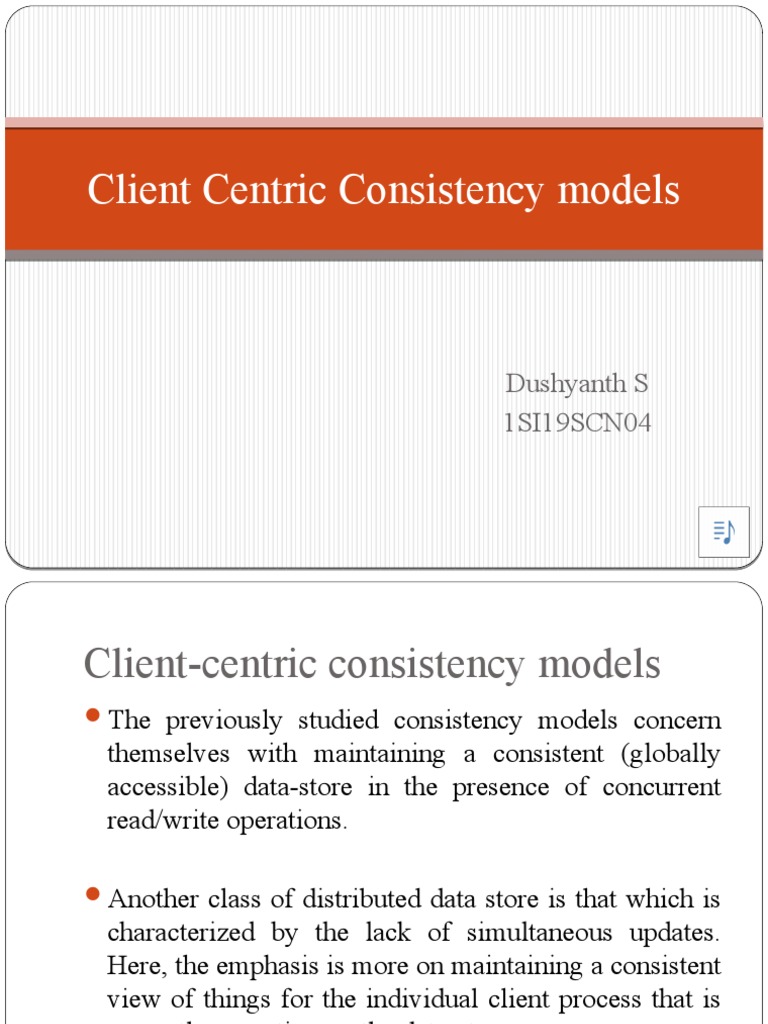 Client-Centric Consistency Models Explained | PDF | Replication ...
