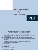 Automasi Perpustakaan Vs Digital Library