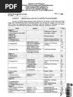 Philippine Water Body Classification Guide | PDF