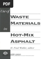 Use of Waste Materials in Hotm Mix Asphalt STP1193-EB.20405 PDF