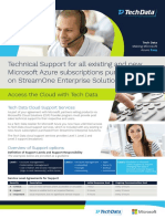 Technical Support For All Existing and New Microsoft Azure Subscriptions Purchased On Streamone Enterprise Solutions