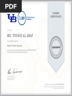 Coursera Certificate of Completion Sample | PDF