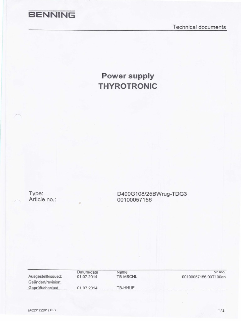 Thyrotronic Battery Charger Manual | PDF | Crane (Machine) | Packaging ...