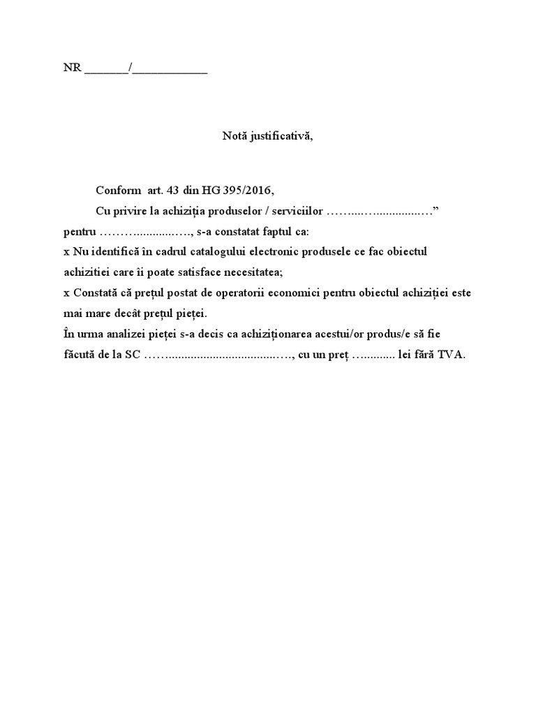 Nota Justificativa | PDF