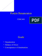 Protein Denaturation