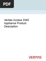 Veritas Access 3340 Appliance Product Description