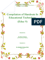 Compilation of Handouts in Educational Technology
