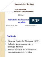 Indicatorii Macroeconomici de Rezultate