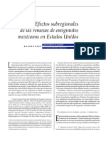 Efectos Subregionales de Remesas PDF