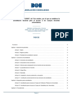 Real Decreto 1312/2007, de 5 de Octubre, Por El Que Se Establece La Acreditación Nacional para El Acceso A Los Cuerpos Docentes Universitarios