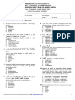 Soal PAT Alquran Hadits Kelas X 2018-2019 DAN JAWABAN