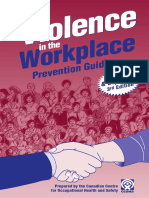 Violence in The Workplace Prevention Guide PDF