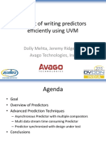 54 The Art of Writing Predictors Efficiently Using Uvm