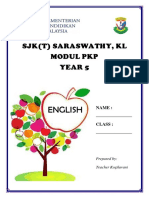 English: SJK (T) Saraswathy, KL Modul PKP Year 5