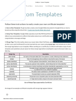 Certify'em - Custom Templates PDF