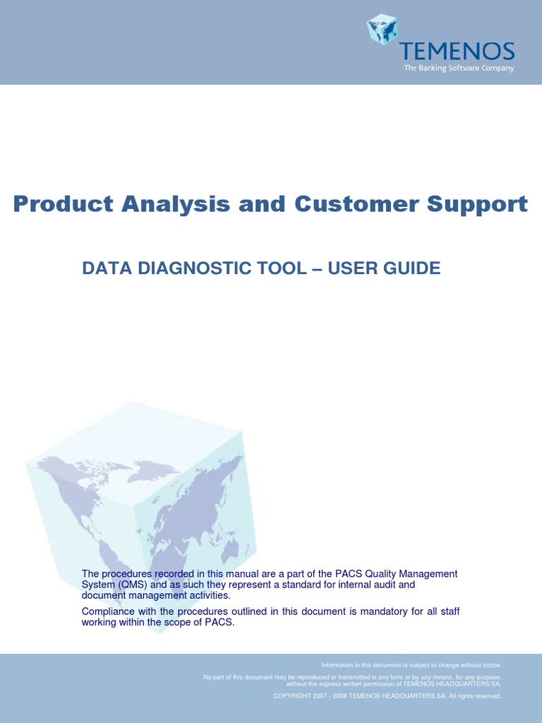 DataDiag Tool Installation & User Guide v1.1 | PDF | Computer File ...