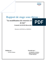 Rapport de Stage Centrale DANONE - LOUTFI Chaimae
