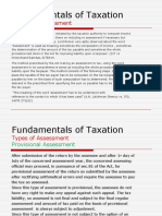 Fundamentals of Taxation: Assessment