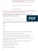 NTA NET Management Higher Questions and Answers & Solutions December 2019 Part 5