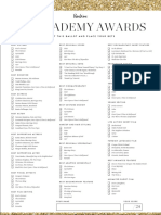 92 Academy Awards: Print This Ballot and Place Your Bets