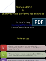 Energy Auditing & Savings Performance Methods