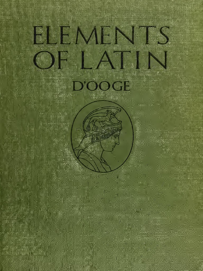 Elements Of Latin Pdf Pdf Latin Adjective