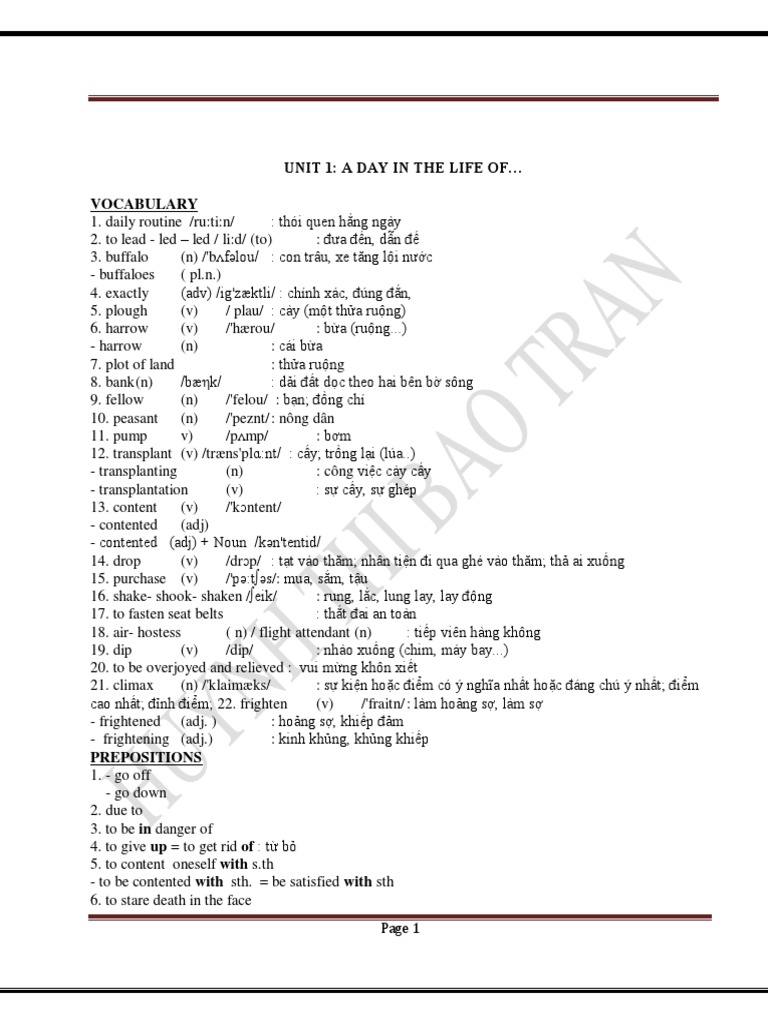 Unit 1 PDF Smoking Adjective