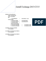 Step by Step Install Exchange 2013 CU15 Clustering