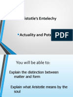 Aristotle's Entelechy and Potentiality