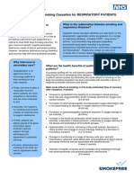 The Clinical Case For Smoking Cessation For RESPIRATORY PATIENTS