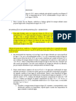 Exercícios Cap. 6 Evaporação