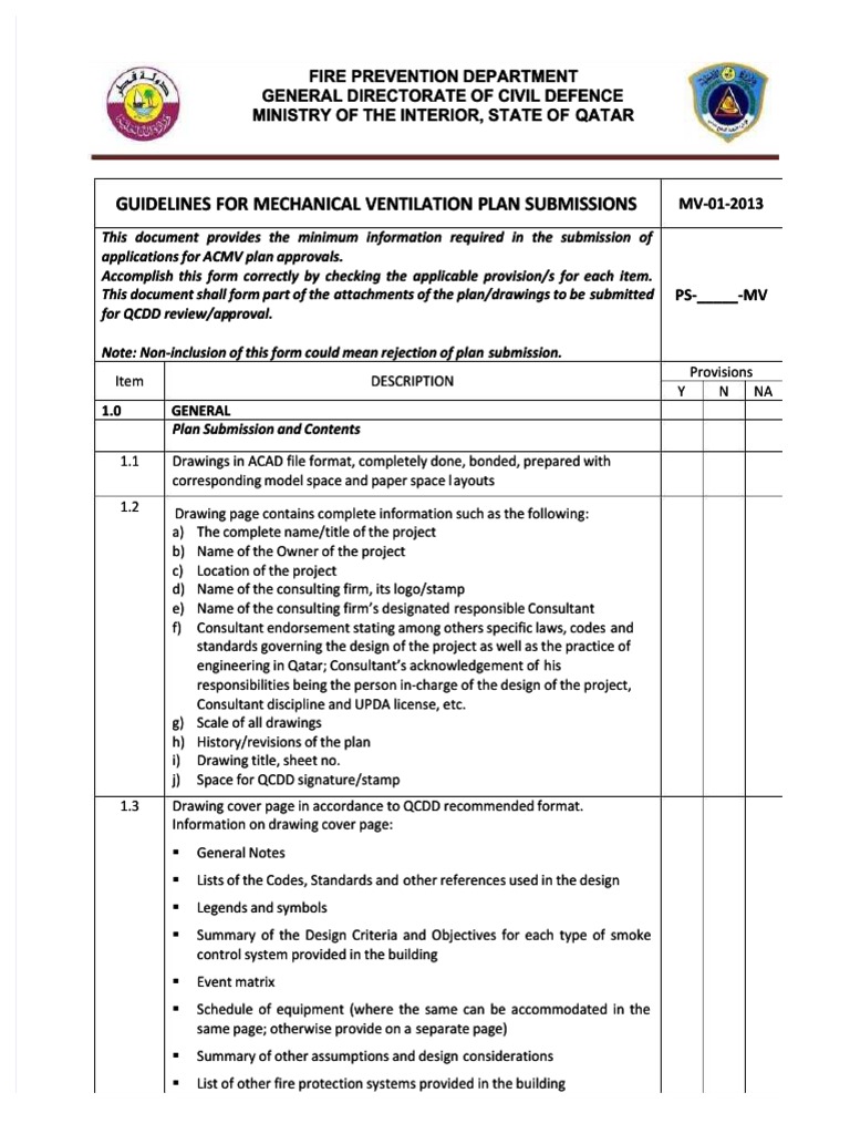 QCDD Guidelines for ACMV Submissions | PDF | Duct (Flow) | Ventilation ...