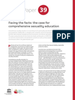 Policy Paper: Facing The Facts: The Case For Comprehensive Sexuality Education