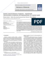 Inelastic Material Behaviour of Polymers