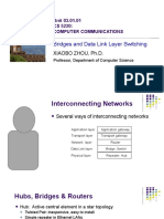 Bridges and Data Link Layer Switching: Unit 03.01.01 CS 5220: Computer Communications