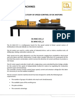 Electric Machines: Bench For The Study of Speed Control of DC Motors