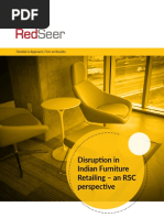 Disruption in Indian Furniture Retailing - An RSC Perspective