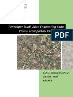 Penerapan Studi Value Engineering Pada Proyek Transportasi Jalan Panola PDF
