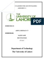 Department of Technology The University of Lahore: Abdul Rehman CV