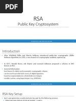 Public Key Cryptosystem: 1 Dr. Reema Patel, Is-2019, B.Tech, Ce/Ict, Sot, Pdpu