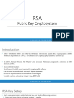 Public Key Cryptosystem: 1 Dr. Reema Patel, Is-2019, B.Tech, Ce/Ict, Sot, Pdpu