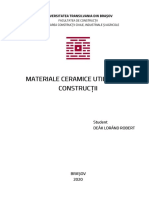 Materiale Ceramice Utilizate În Construcții