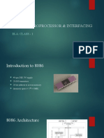 Cse2006 Microprocessor & Interfacing: Ela: Class - 1