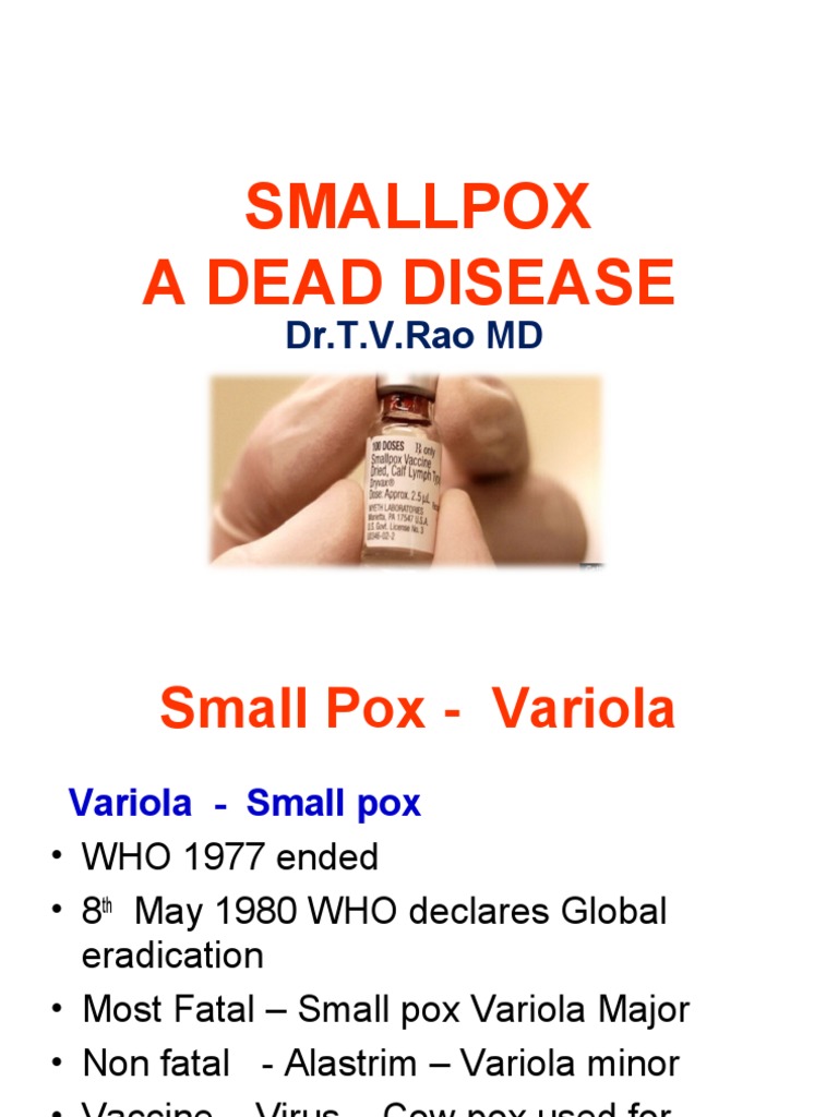 Smallpox: History, Symptoms, and Eradication | PDF | Smallpox | Virus