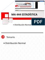 MA444 Distribución Normal