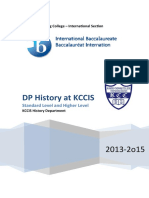 DP History at KCCIS: Standard Level and Higher Level