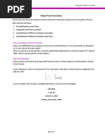 M3 - T6 - Date and Time Functions - Final