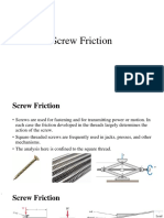 Screw Friction PDF
